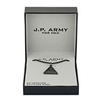 J.P. Army Men's Jewelry Stainless Steel 22 Inch Link Triangle Pendant Necklace