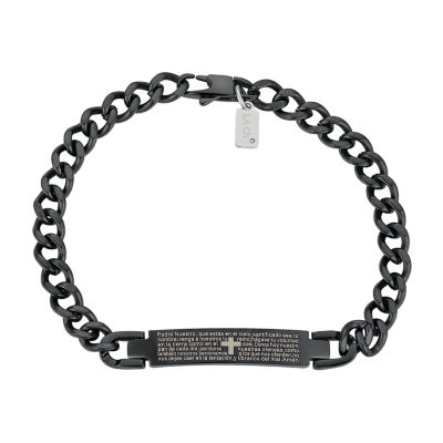 J.P. Army Men's Jewelry 8 1/2 Inch Stainless Steel Link Chain Bracelet