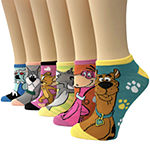 6 Pair Scooby Doo Tom and Jerry Low Cut Socks Womens