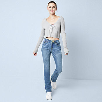 Mid Rise Jeans, Women's Mid Waist Jeans