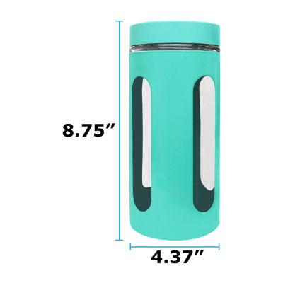 Blue Donuts 44 Oz Steel Storage Canister 1 Pair Food Container