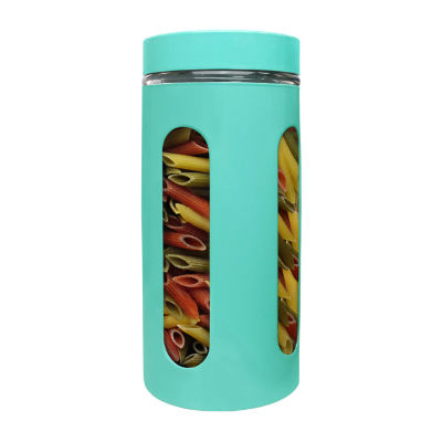 Blue Donuts 44 Oz Steel Storage Canister 1 Pair Food Container