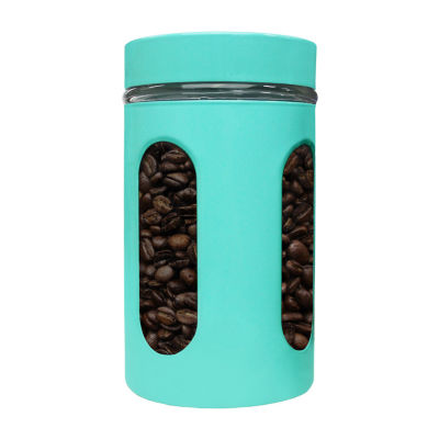 Blue Donuts 32 Oz Steel Storage Canister 1 Pair Food Container