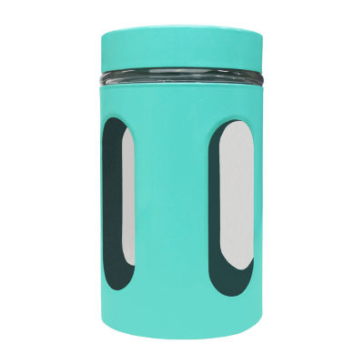 Blue Donuts 32 Oz Steel Storage Canister 1 Pair Food Container