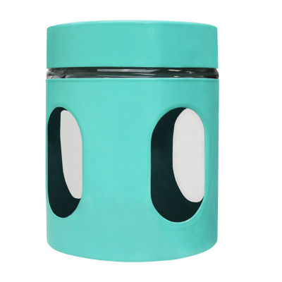 Blue Donuts 21 Oz Steel Storage Canister 1 Pair Food Container