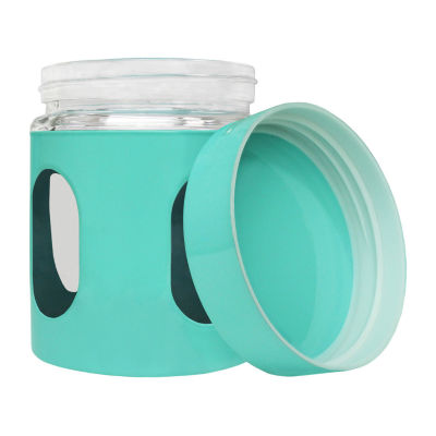 Blue Donuts 21 Oz Steel Storage Canister 1 Pair Food Container