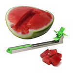 Blue Donuts Stainless Steel Cube Watermelon Fruit Slicer