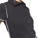 Forever 21 Juniors Womens Short Sleeve Button-Down Shirt