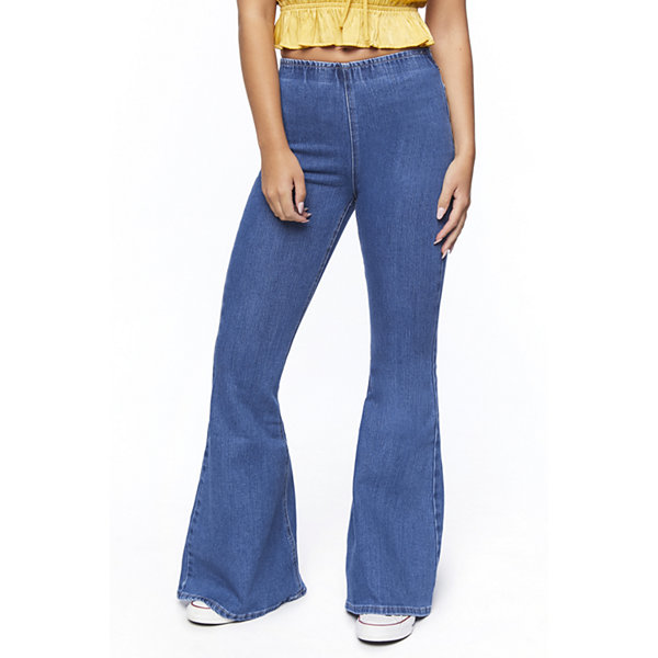 Forever 21 Juniors Womens Pull On Flare Pant