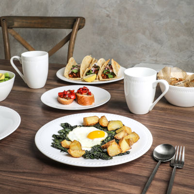 Stone + Lain Ava 16 Piece Bone China Dinnerware Set