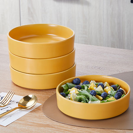 Stone + Lain Cleo 16 Piece Dinnerware Set, One Size, Yellow