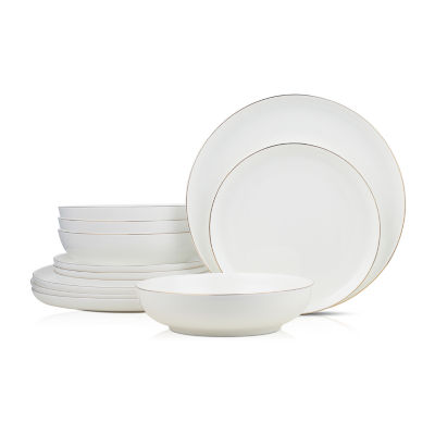 Stone + Lain Gabrielle 12 Piece Dinnerware Set, Color Gold JCPenney