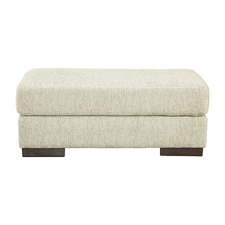 Signature Design By Ashley Caretti Ottoman, One Size, Beige