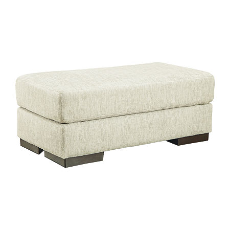 Signature Design By Ashley Caretti Ottoman, One Size, Beige