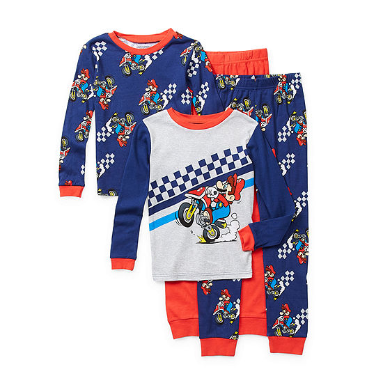 Little & Big Boys 4-pc. Super Mario Pajama Set