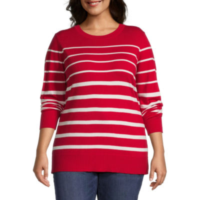 jcpenney womens plus sweaters