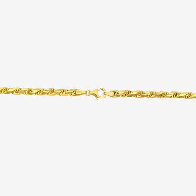 Made in Italy 10K Gold 22 Inch Rope Chain Necklace