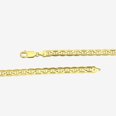 10K Yellow Gold 22" Hollow Mariner Chain