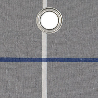 Under the Stars Kids Hayden Plaid Energy Saving 100% Blackout Grommet Top Single Curtain Panel