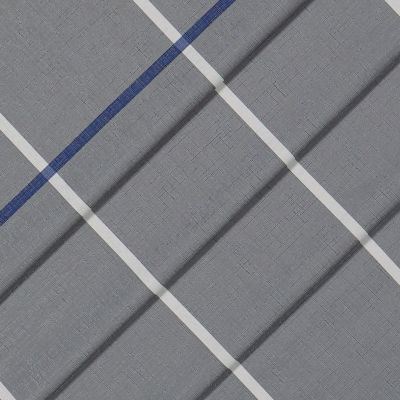 Under the Stars Kids Hayden Plaid Grommet Top Energy Saving 100% Blackout Single Curtain Panel