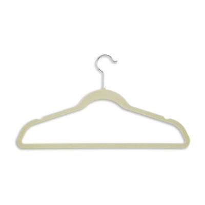 Honey-Can-Do Light Green Slim-Profile Non-Slip Velvet Hangers