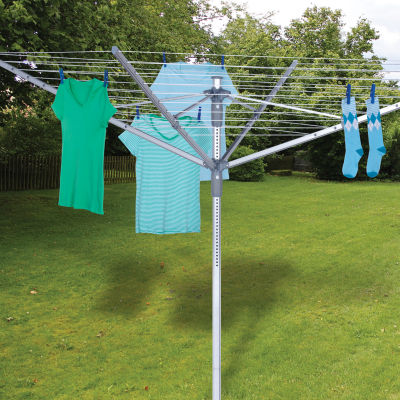 Honey-Can-Do Aluminum 192 Ft Outdoor Umbrella Drying Rack