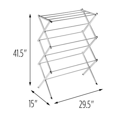 Honey-Can-Do Chrome Folding Accordion Drying Racks