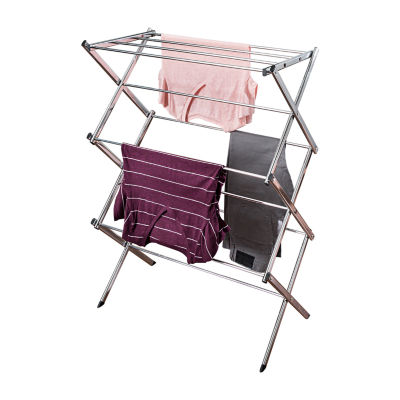 Honey-Can-Do Chrome Folding Accordion Drying Racks