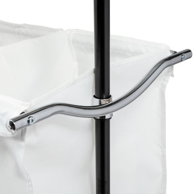 Honey-Can-Do Adjustable Rolling With Rack Laundry Center