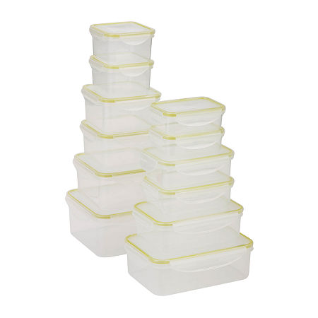 Honey-Can-Do 24-pc. Food Container, One Size, White