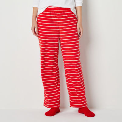 Sleep Chic Womens Tall Pajama Fleece Pants With Socks JCPenney