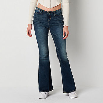 Arizona - Juniors Leo JCPenney Low Rise - Med Jean, Womens Color: Leg Flare