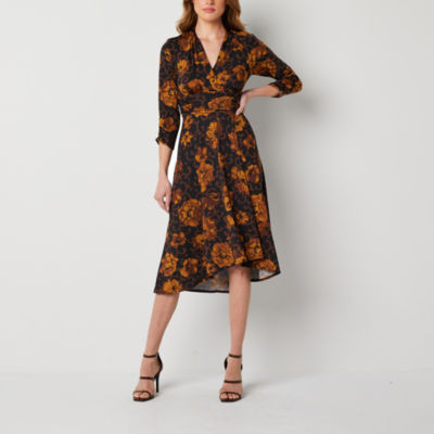 Perceptions fit store and flare dress