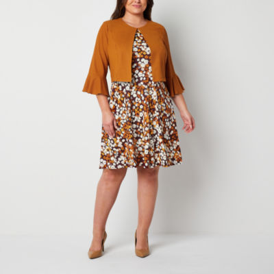 Jcpenney plus 2024 size jacket dresses