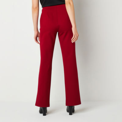 Izara Trousers - Mid Rise Relaxed Straight Leg Tailored Trousers