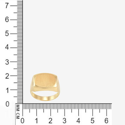 Mens 14K Gold Signet Ring