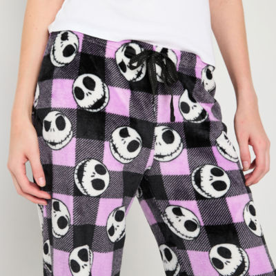 Disney Mjc Nightmare Before Christmas Womens Juniors Microfleece Pajama Pants