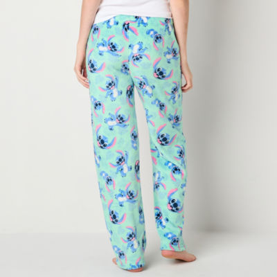 Disney Mjc Stitch Womens Juniors Microfleece Pajama Pants