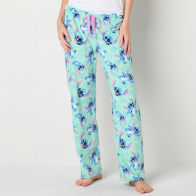 Disney Mjc Stitch Womens Juniors Microfleece Pajama Pants