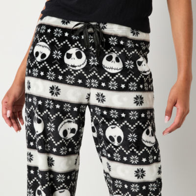 Disney Mjc Nightmare Before Christmas Womens Juniors Microfleece Pajama Pants