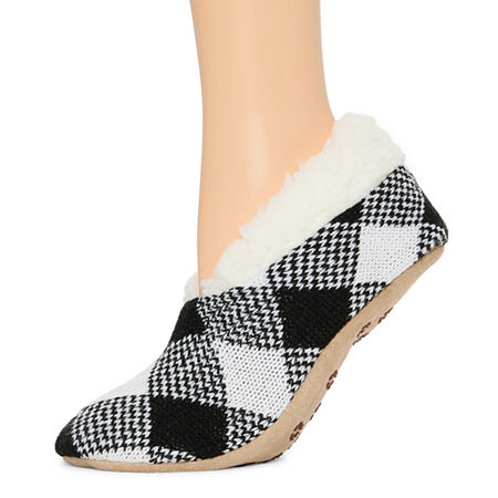Mixit Womens 1 Pair Slipper Socks, Small-medium, Black