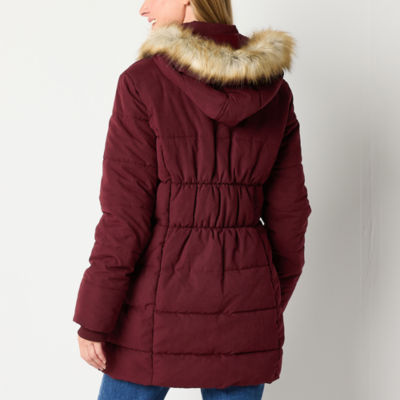 St. John's Bay Womens Heavyweight Puffer Jacket