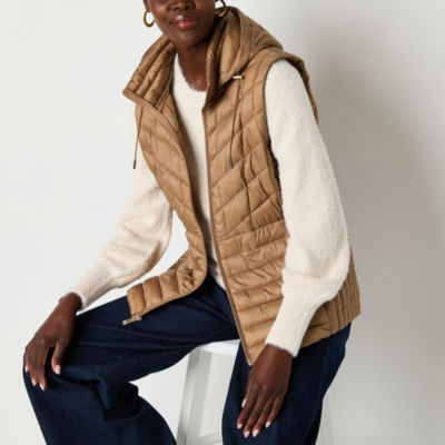 Liz Claiborne Womens Puffer Vest