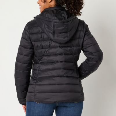 St. John's Bay Womens Petite Midweight Puffer Jacket