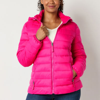 St. John's Bay Womens Petite Midweight Puffer Jacket