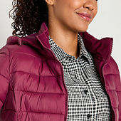 Petites Product size Woven Red Coats Jackets for Women JCPenney