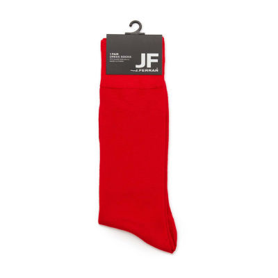 J. Ferrar Dress 1 Pair Crew Socks Mens