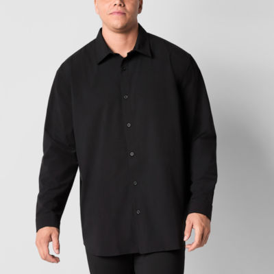 Stylus Big and Tall Mens Regular Fit Long Sleeve Button-Down Shirt