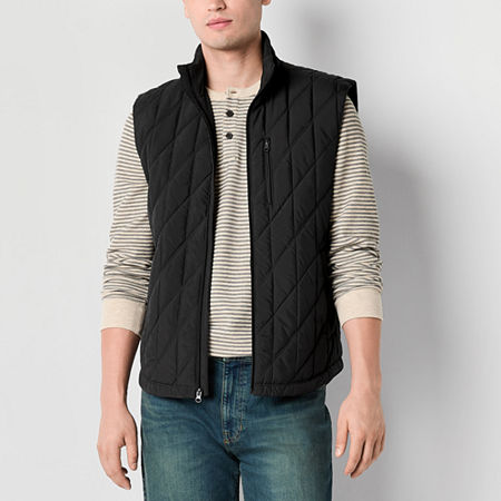 Mutual Weave Quilted Vest, X-large, Black