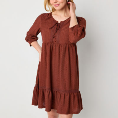 Frye and Co. Womens Long Sleeve Maxi Dress